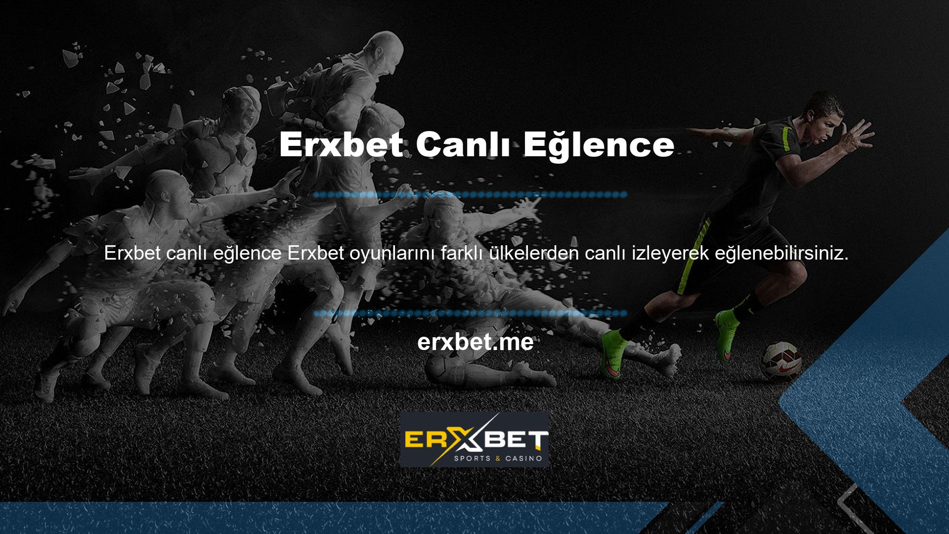 Farklı ülkelerden canlı Erxbet Müşteri Merkezi yayınlarını izleyerek eğlenebilirsiniz