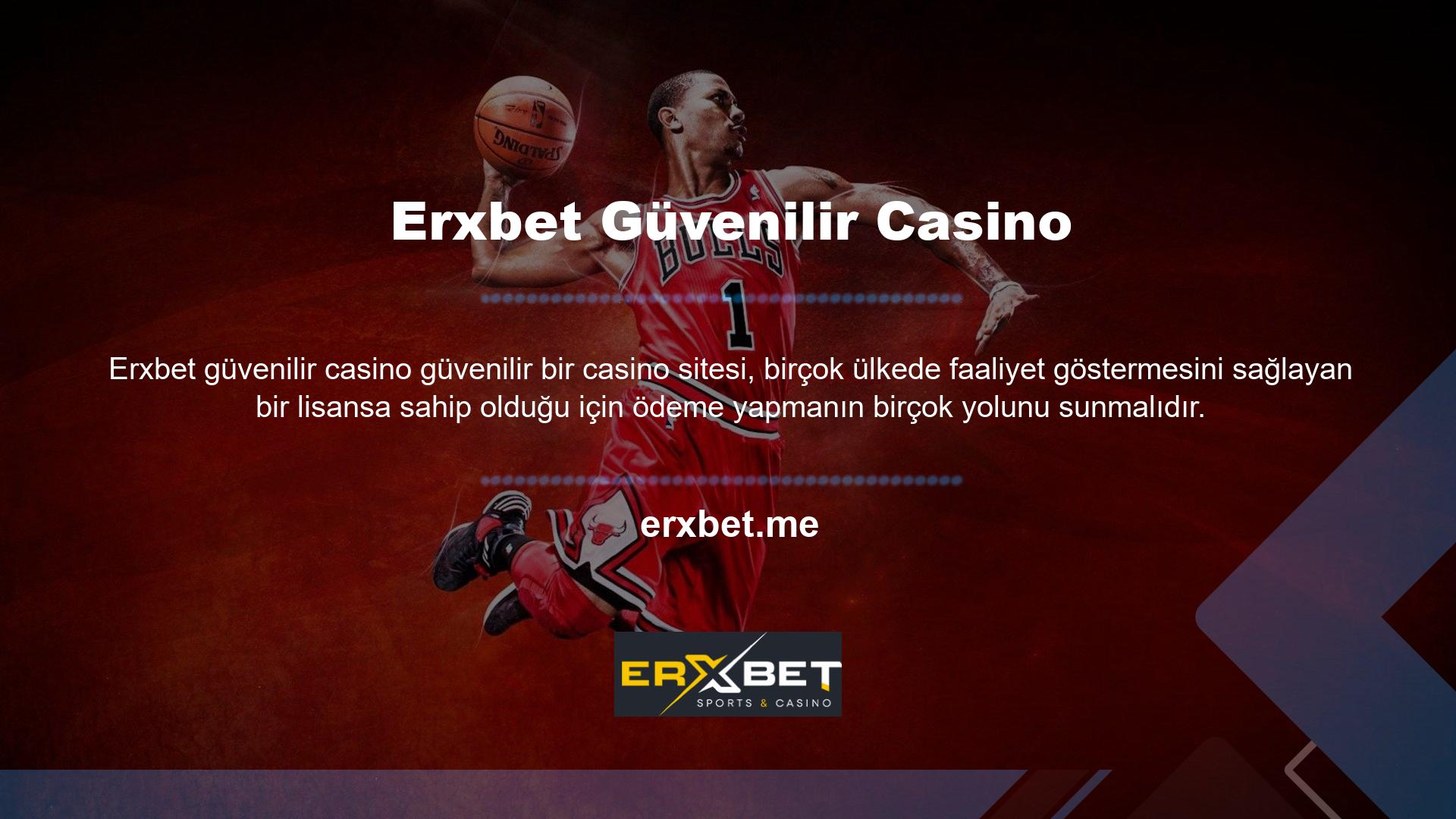 Lisansları herhangi bir düzeyde aldıktan sonra Erxbet web sitesinin özellikleri hakkında daha fazla bilgi edinebilirsiniz
